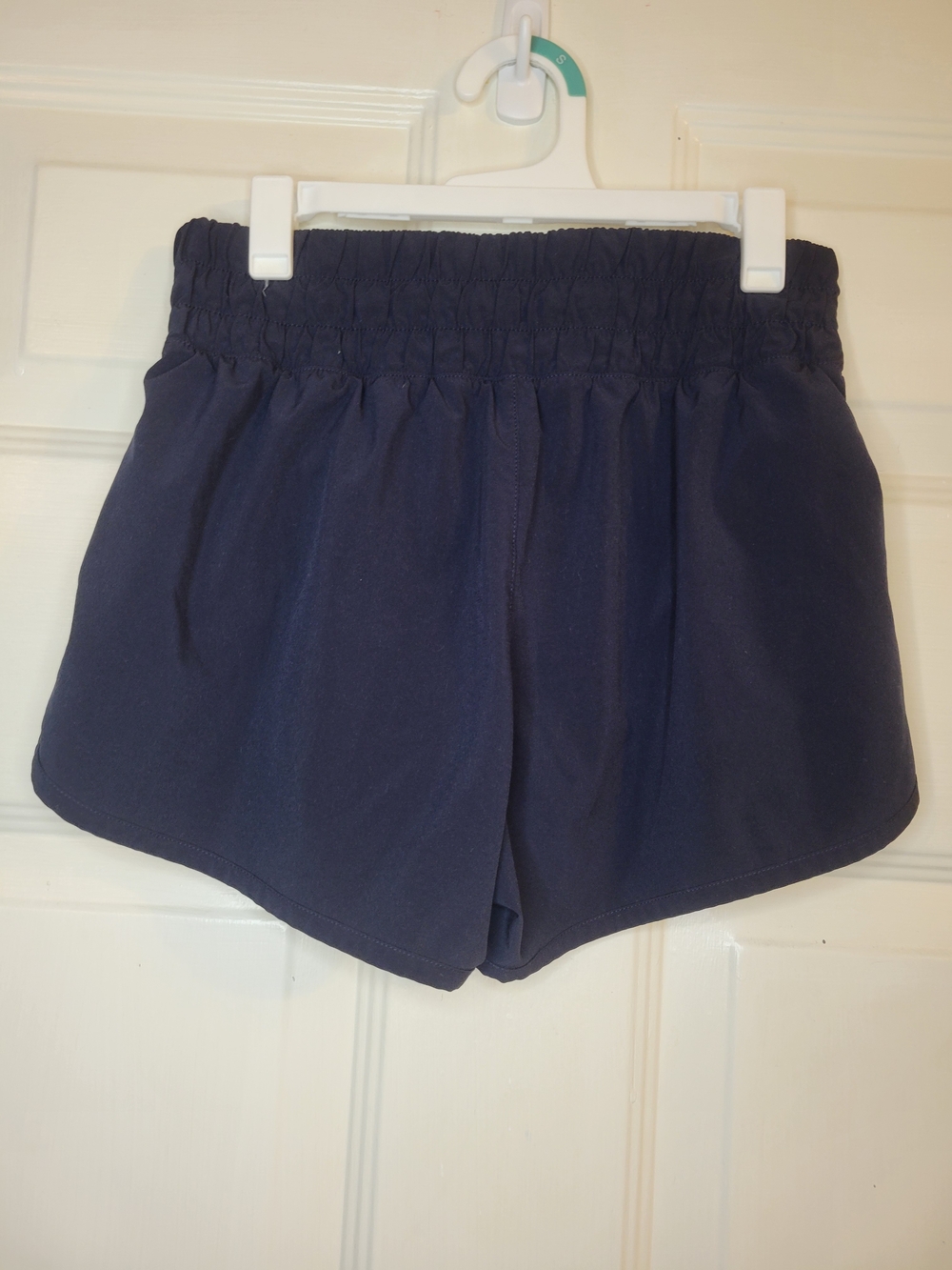 Athleta Girl Run Free Navy Blue Elastic-Waist Athletic Shorts - Picture 6 of 7